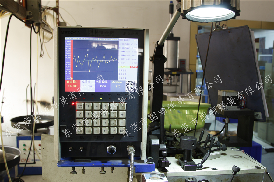 压簧机检长设备细节(CPK自动统计计算)